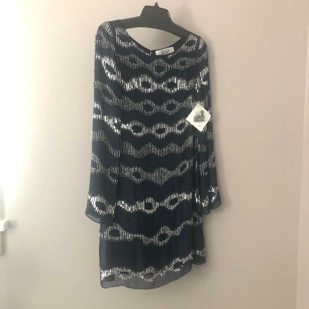badgley mischka sequin dress